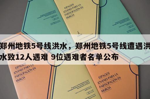 郑州地铁5号线洪水，郑州地铁5号线遭遇洪水致12人遇难 9位遇难者名单公布