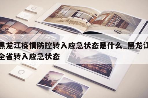 黑龙江疫情防控转入应急状态是什么_黑龙江全省转入应急状态