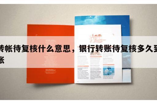 转帐待复核什么意思，银行转账待复核多久到账