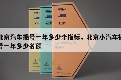北京汽车摇号一年多少个指标，北京小汽车摇号一年多少名额