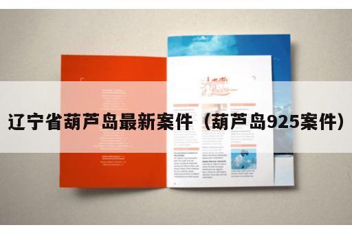 辽宁省葫芦岛最新案件（葫芦岛925案件）