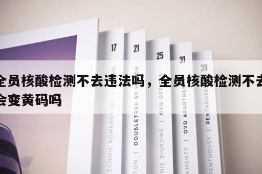 全员核酸检测不去违法吗，全员核酸检测不去会变黄码吗