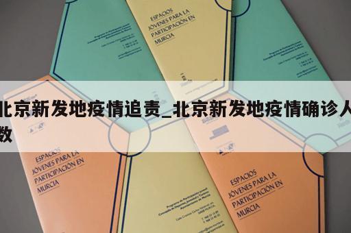 北京新发地疫情追责_北京新发地疫情确诊人数