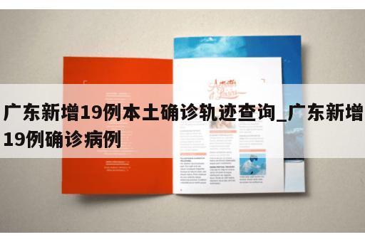 广东新增19例本土确诊轨迹查询_广东新增19例确诊病例