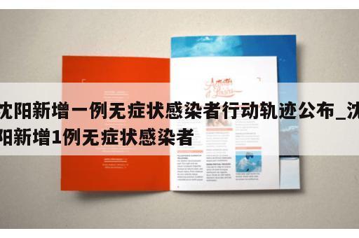 沈阳新增一例无症状感染者行动轨迹公布_沈阳新增1例无症状感染者