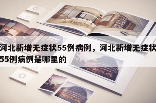 河北新增无症状55例病例，河北新增无症状55例病例是哪里的