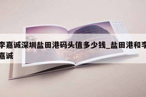 李嘉诚深圳盐田港码头值多少钱_盐田港和李嘉诚