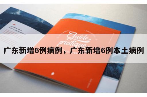 广东新增6例病例，广东新增6例本土病例
