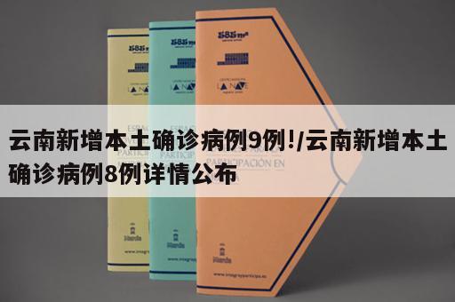 云南新增本土确诊病例9例!/云南新增本土确诊病例8例详情公布 云南新增本土确诊病例9例!/云南新增本土确诊病例8例详情公布
